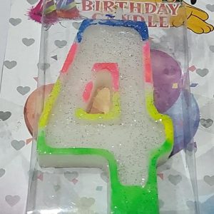 Digital Zari Candle No. 4