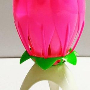 Lotus Flower Musical Candle