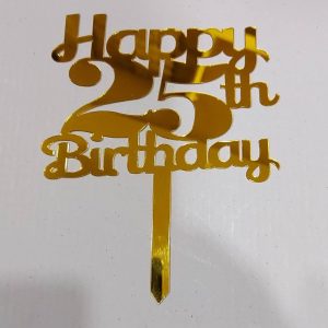 3D Acrylic Cake Topper (Per Piece)