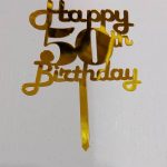 3D Acrylic Cake Topper