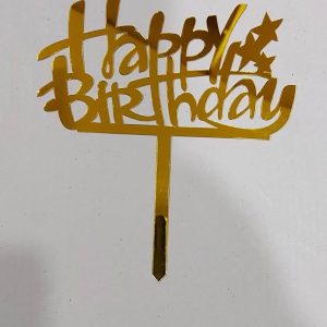 3D Acrylic Cake Topper (Per Piece)