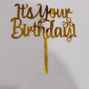 3D Acrylic Cake Topper (Per Piece)