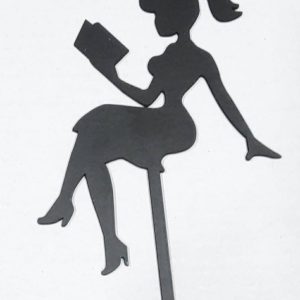 Black Doll Cake Topper 6" (Per Piece)