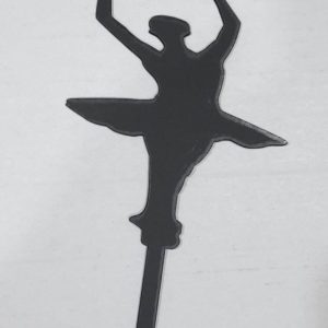 Black Doll Cake Topper 6" (Per Piece)