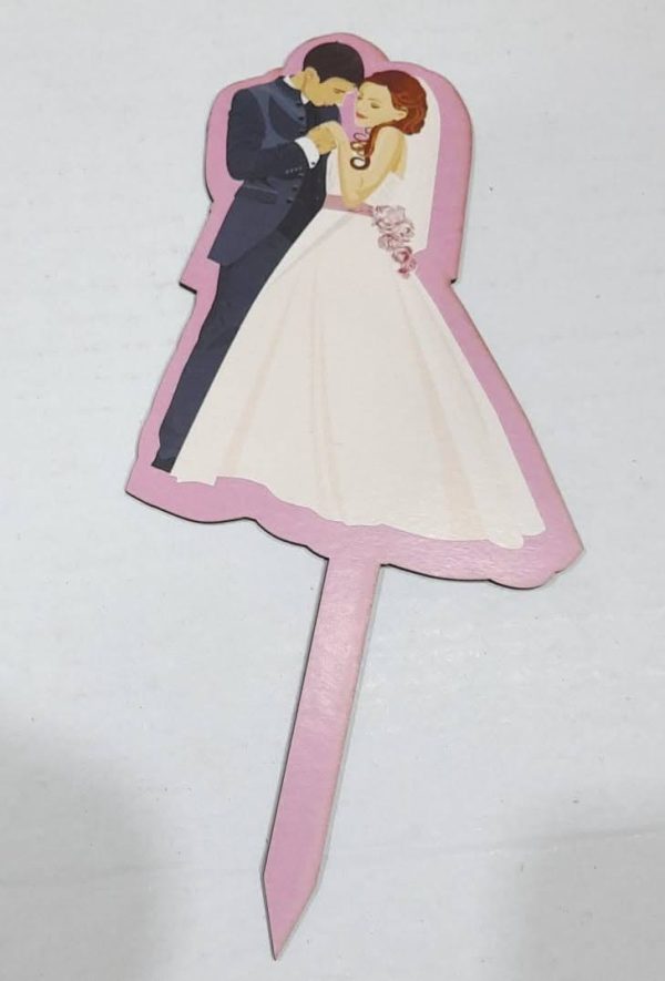 MDF Couple Cake Topper (Per Piece)