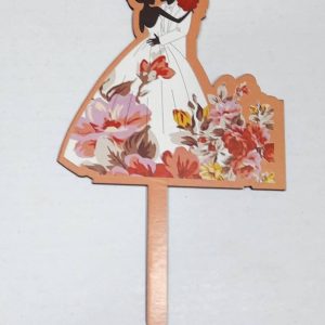 MDF Couple Cake Topper (Per Piece)