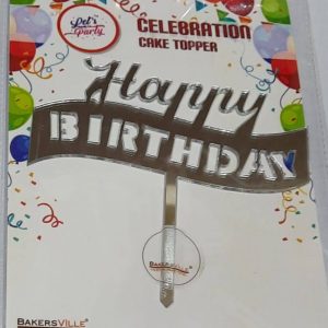 Silver Cake Topper (Per Piece)