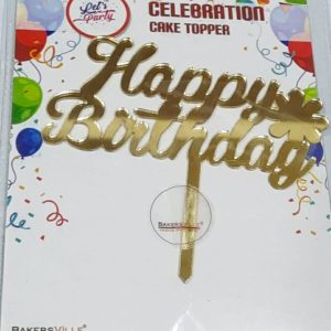 Golden Cake Topper (Per Piece)