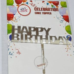 Golden Cake Topper (Per Piece)