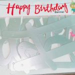 Happy Birthday Banner Silver (Per Piece)