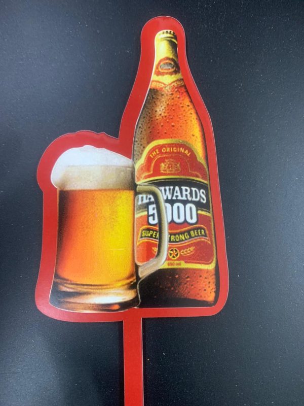 MDF Liquor Cake Topper (Per Piece)