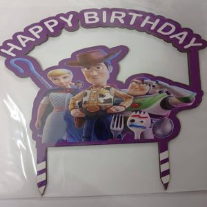 MDF Cartoon Cake Topper (Per Piece)