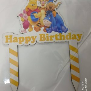 MDF Cartoon Cake Topper