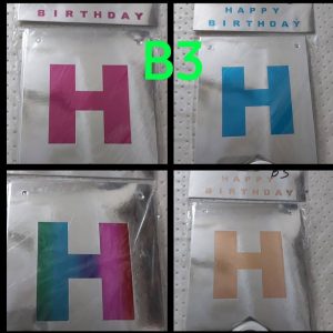 Paper Banner B3 (per piece)