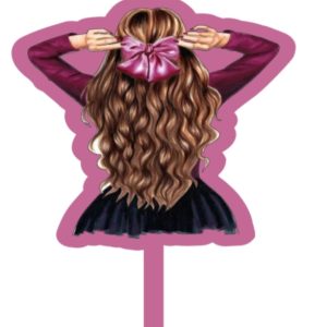 PONY TAIL CAKE TOPPER 2