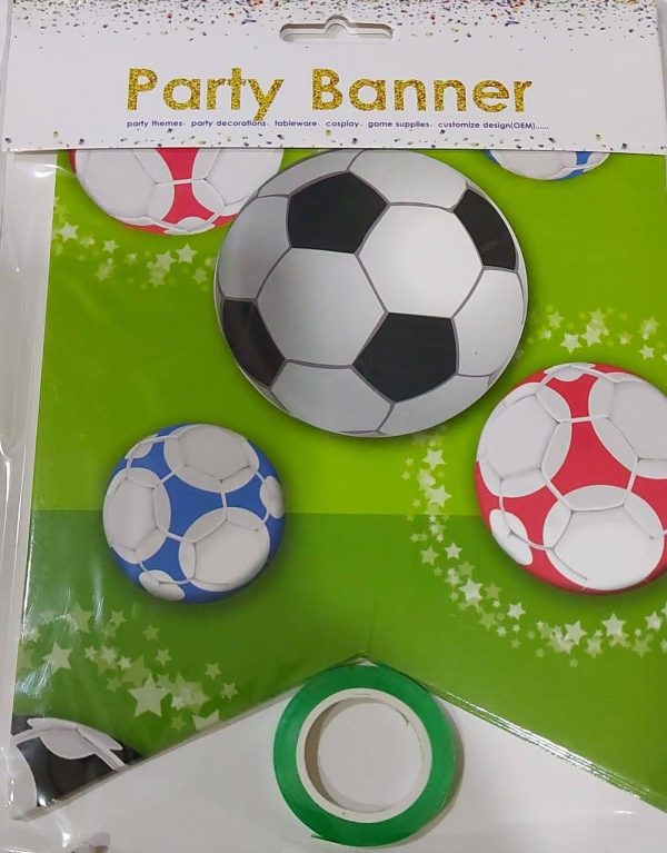 Theme Bunting Banner Football