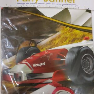 Banner Racing Car