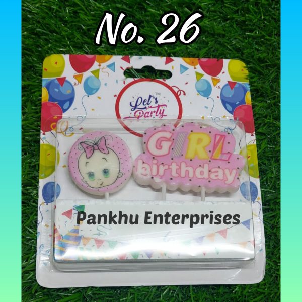 FC No.26 - Girl Birthday (Price Per Pack)