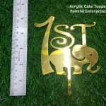 Acrylic Birthday Topper -  (Price Per Topper) Size :5"you