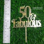 Acrylic Birthday Topper -  (Price Per Topper) Size :5"