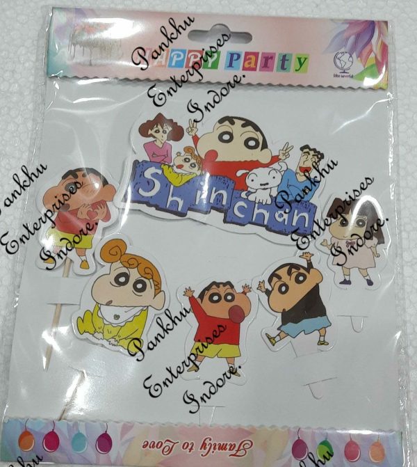 Shinchan Theme Cake Topper (Price Per Pc)