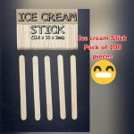 Icecream Stick 75 mm (Pack of 100 Pcs