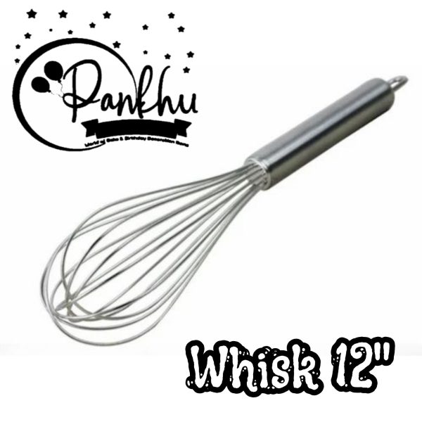 Steal Whisk 12" (Price Per Pc)