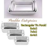 Rectangular Tin Moulds 3 Pc Set 
(Price Per Set)
