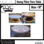 Heavy Marble Turn Table 12"
