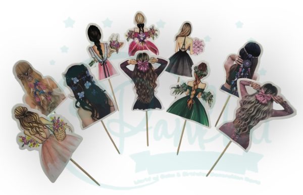 Barbie paper Tags (10 Pcs)