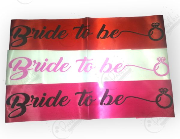 SASH Bride  to be ( Pack of 5 Pcs)