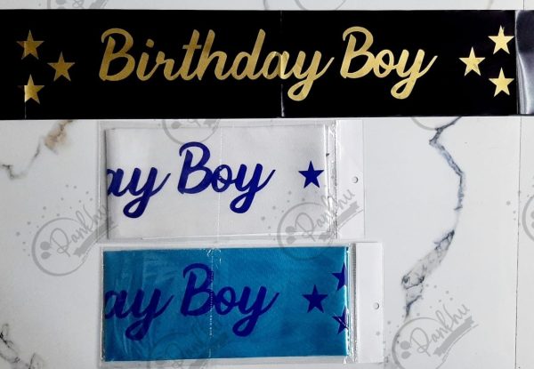 SASH Birthday Boy ( Pack of 5 Pcs)