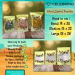 Standy Ziplock Pouches (Medium) 15cm x22cm  (Price Per 20 Pieces)