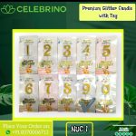 Premium Glitter Candle with Tag NUC9 (Price Per Candle)