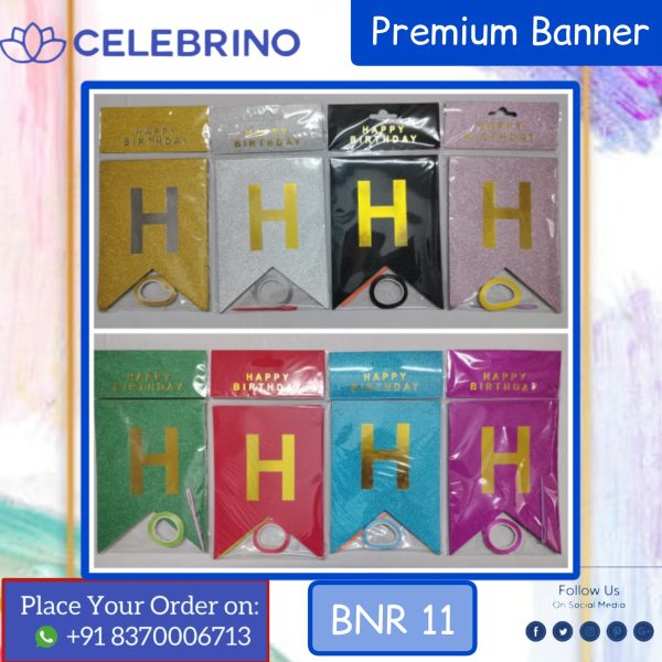 Glitter HB Banner BNR11 (Price Per Banner)