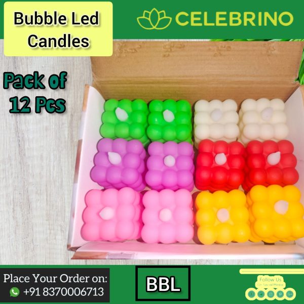 Bubble Led Candle (BBL)- Price per Piece