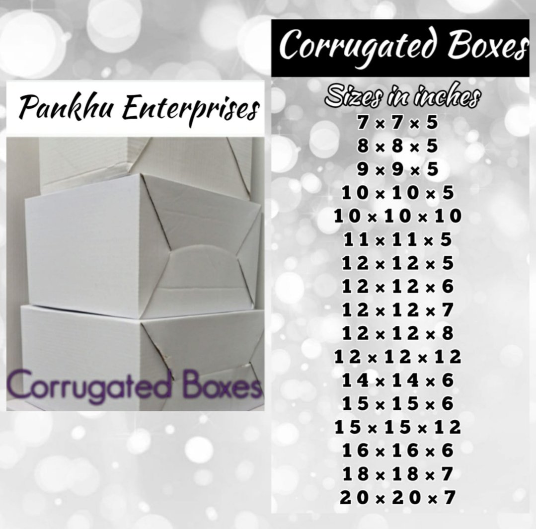 Corrugated Boxes (Price Per Box)